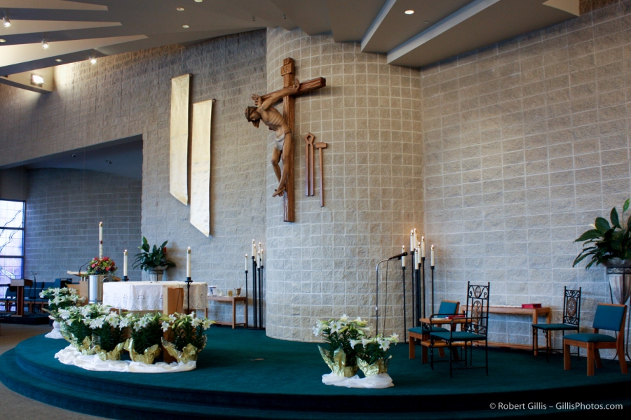 10 Church - Altar at La Salette Shrine Easter Sunday