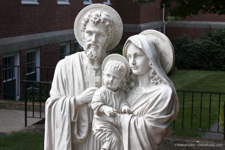 17 Church - Saint Marys - Foxboro - Holy Family - Peace Garden