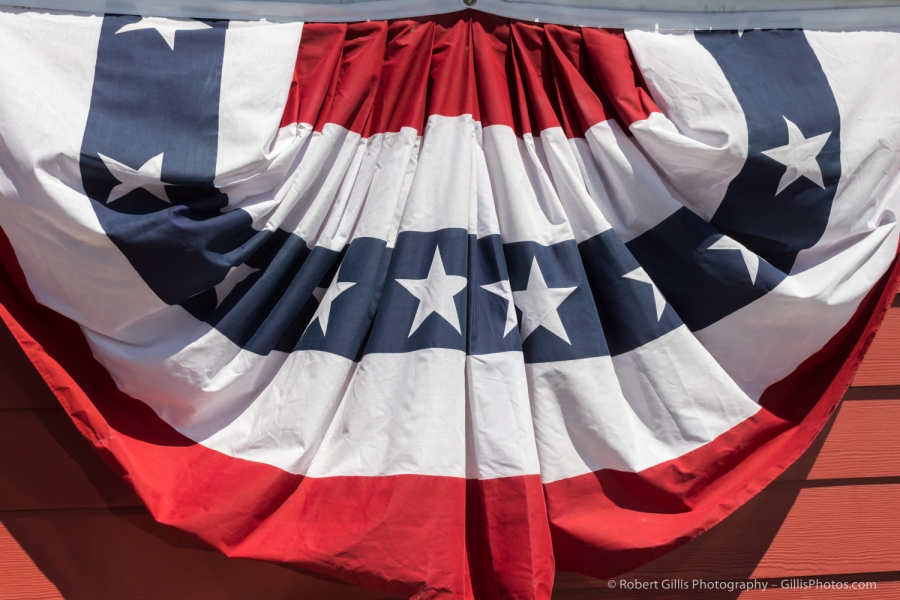 04 America - Red White and Blue Bunting At Flos