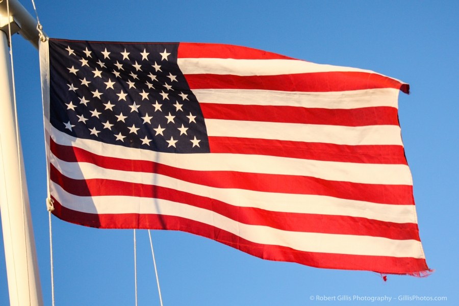 12 America - US Flag flying at Hull Yacht Club