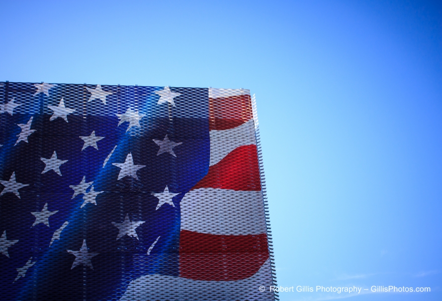 62 Foxboro - Patriot Place Metal Mesh Flag
