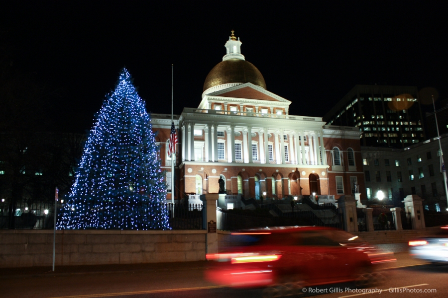 02 Boston State House Christmas 2010