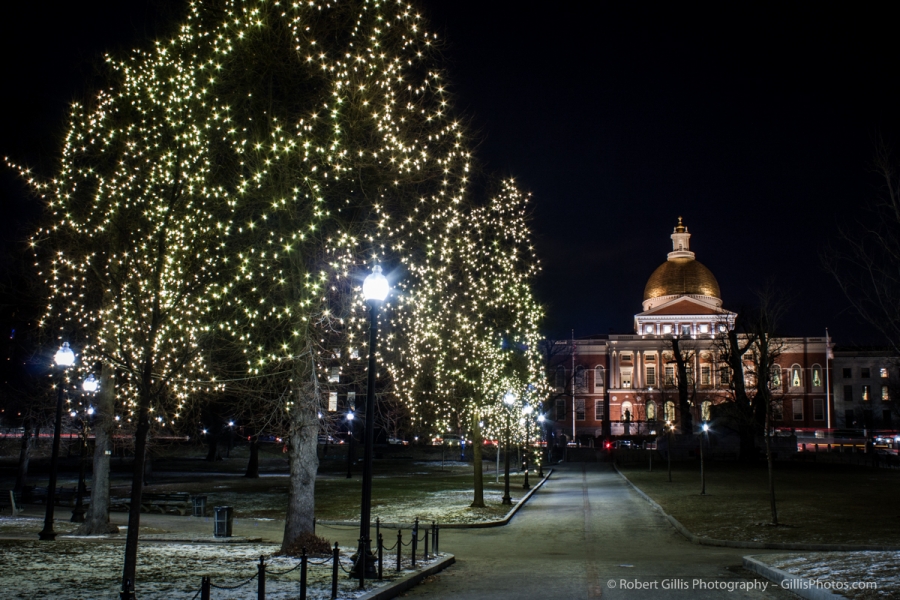 06 Boston State House Christmas 2013