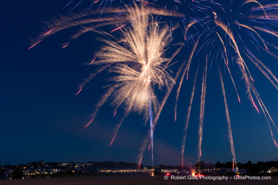 077 Fireworks Display - Ogunquit - Independence Day 2018