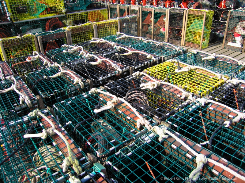 28 Bass Harbor Dock And Lobster Traps 28 Bass Harbor Dock And Lobster Traps