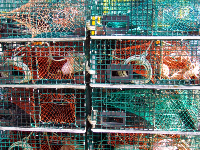 34 Bass Harbor Dock And Lobster Traps 34 Bass Harbor Dock And Lobster Traps