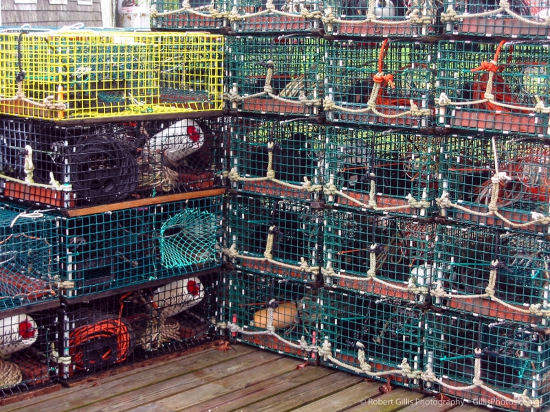 36 Bass Harbor Dock And Lobster Traps 36 Bass Harbor Dock And Lobster Traps
