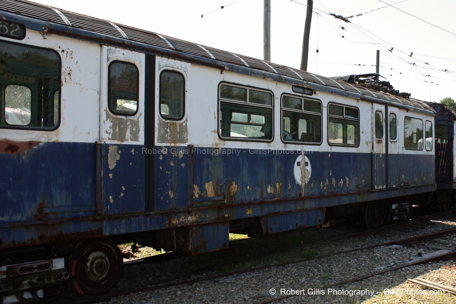 03 Seashore Trolley Museum - 0562 Boston 1951 Saint Louis Car East Boston Blue Line b