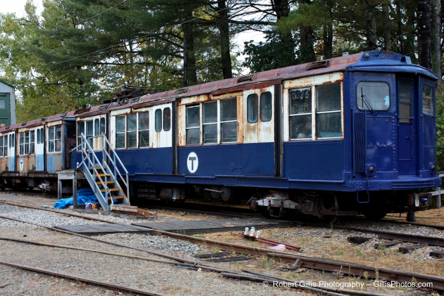 14 Seashore Trolley Museum - Renovations on 0562 Boston 1951 Saint Louis Car East Boston Blue Line