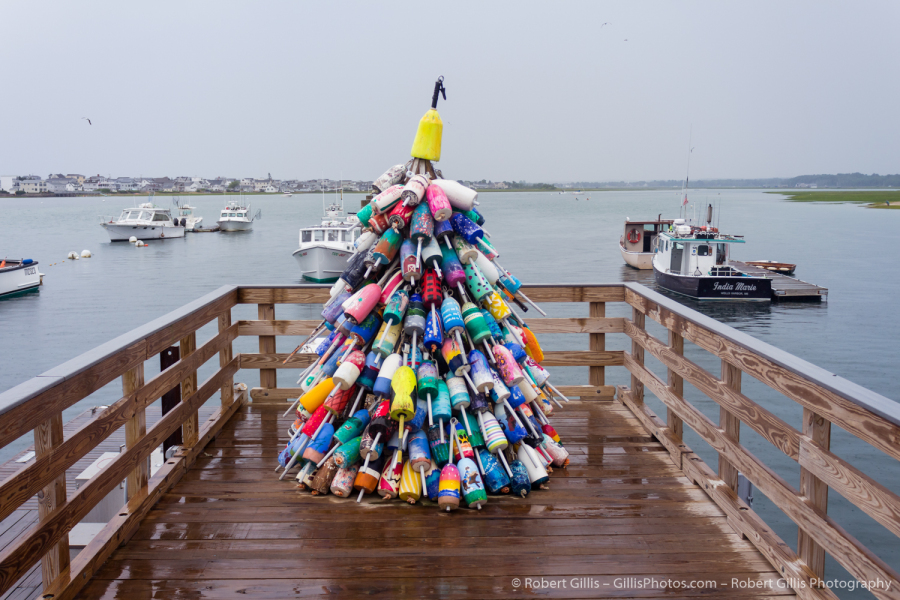 09-Wells-Christmas-Wells-Harbor-Dock-Christmas-Tree-Unlit-Rainy-July-Day