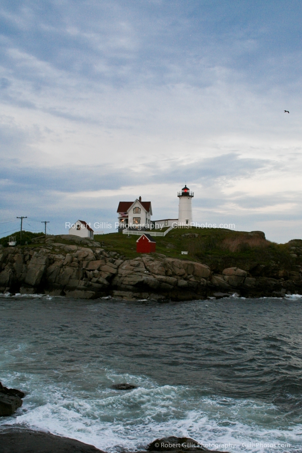 Maine York Cape Neddick Light Nubble Lighthouse Robert Gillis