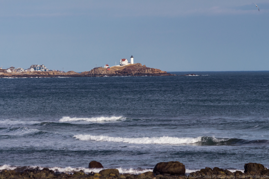 089-Cape-Neddick-Nubble-Lighthouse-In-Distance-From-Long-Sands-Beach