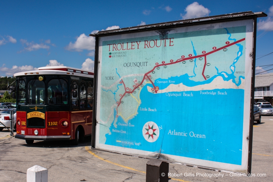 18 Ogunquit - Trolley and Map