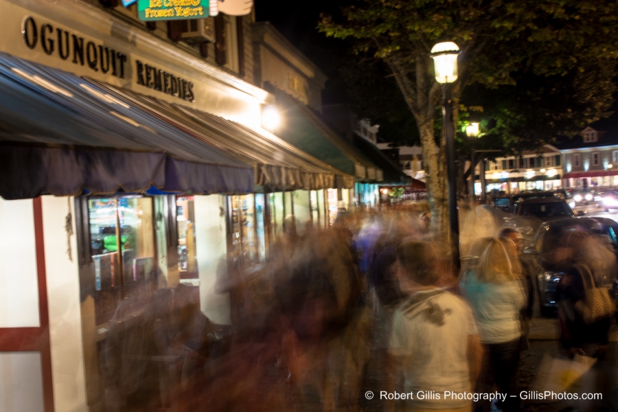 34 Ogunquit - Main Street Night Crowd