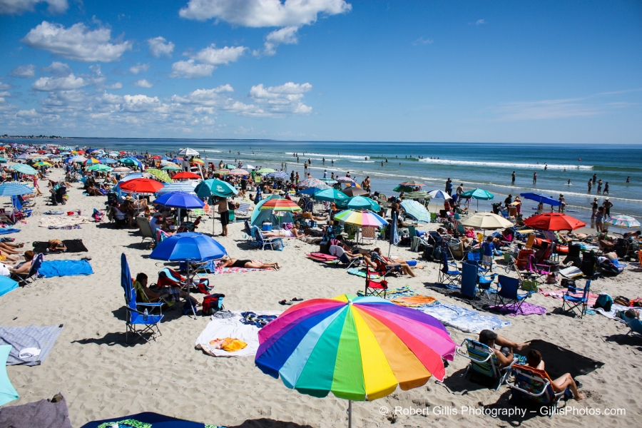 25 Ogunquit Beach - Crowded Beach