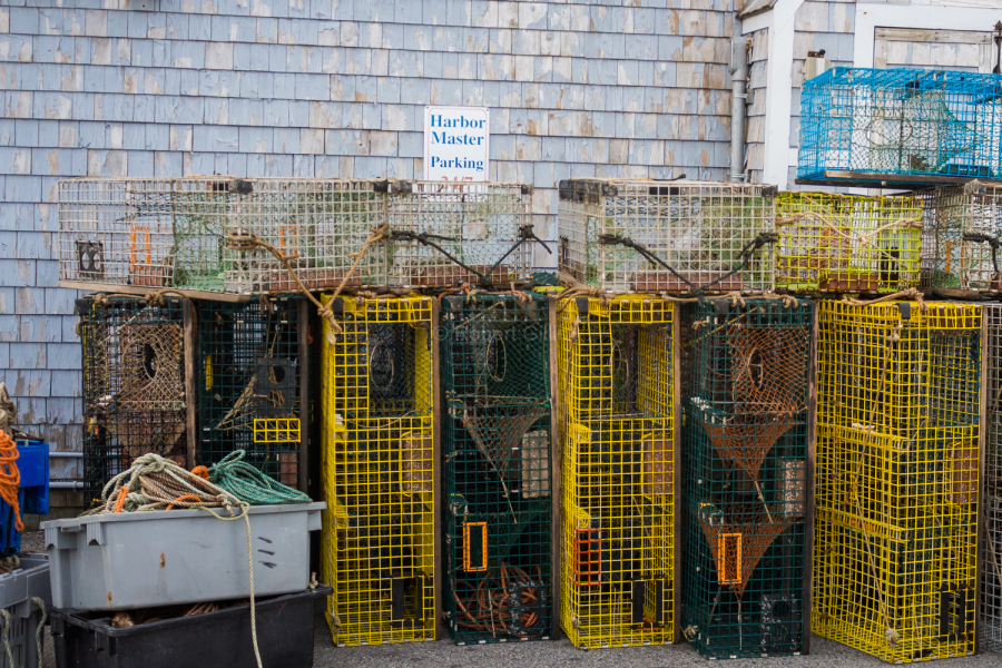 25-Ogunquit-Perkins-Cove-Harbormaster-Shack-Lobster-Traps