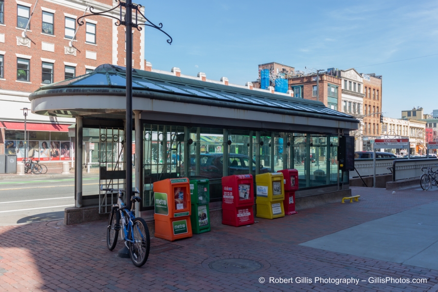 06 Cambridge - Cental Square and News Boxes