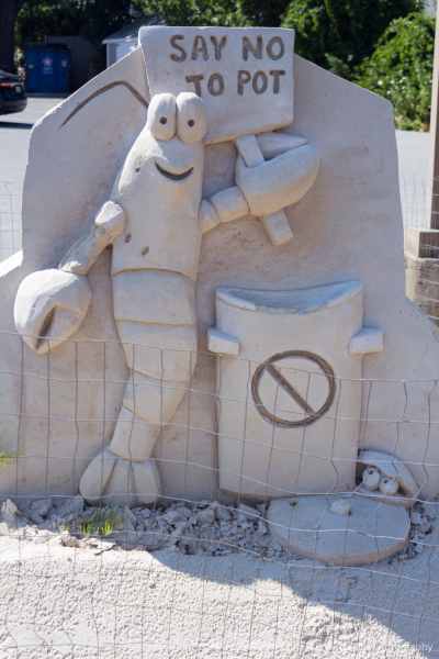59-Cape-Cod-Yarmouth-Say-No-To-Pot-Lobster-Sand-Sculpture