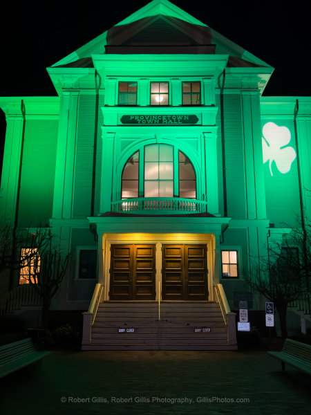 202-Cape-Cod-Holiday-Provincetown-Town-Hall-in-Green-For-Saint-Patricks-Day