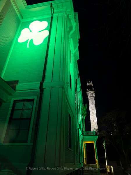203-Cape-Cod-Holiday-Provincetown-Town-Hall-in-Green-For-Saint-Patricks-Day