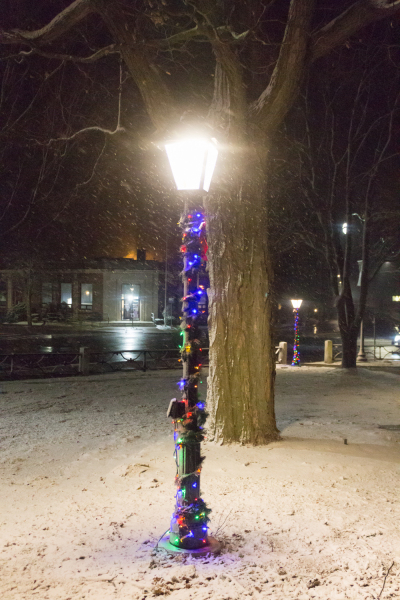 059-Foxboro-Christmas-Colorful-Lights-On-Lampposts