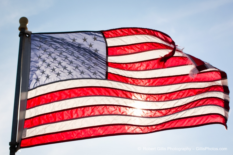 055 Gloucester - American Flags on Independence Day