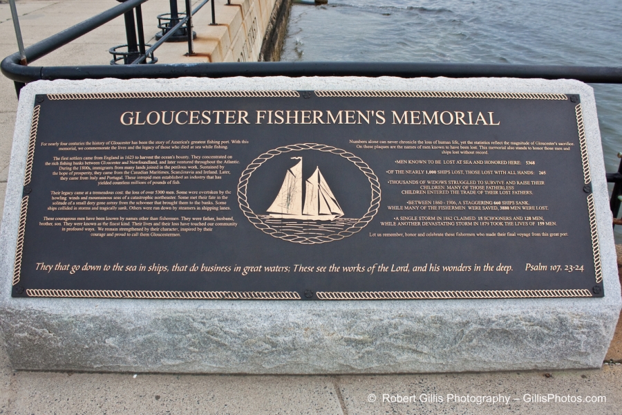 09 Gloucester - Fishermens Memorial Plaque