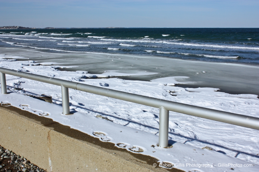 08 Hull - Nantasket - Snowy Covered Beach