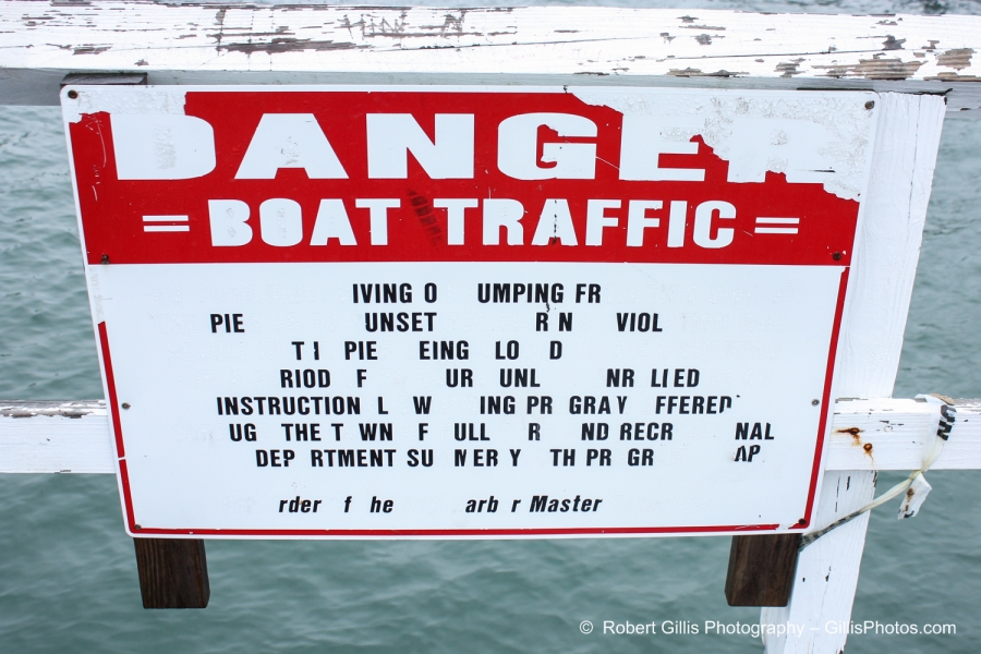 27 Hull - Nantasket - Very Unclear Dock Harbormaster Sign