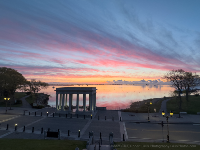 042-Plymouth-Rock-Portico-at-Sunrise