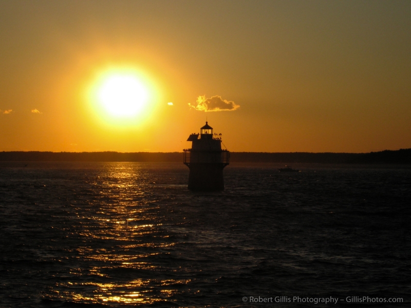 02 Plymouth - Bug Light at sunset