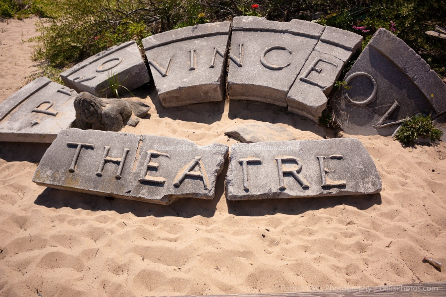 10 Provincetown - Broken Stone Pieces on beach - Provincetown Theater