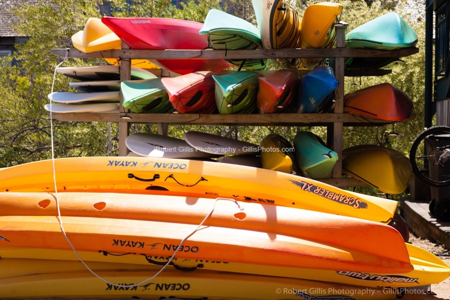 18 Provincetown -  Colorful Kayaks by Beach
