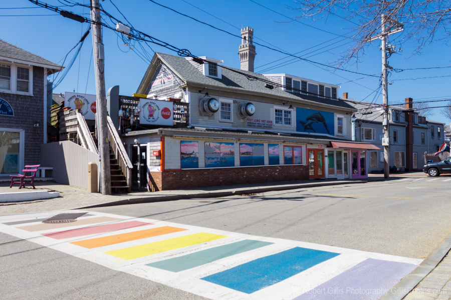 109 Provincetown - Pride Colors Crosswalk - Off Season 109 Provincetown - Pride Colors Crosswalk - Off Season