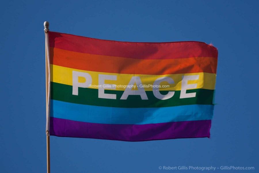 12 Provincetown - Rainbow Gay Pride Peace Flag 12 Provincetown - Rainbow Gay Pride Peace Flag