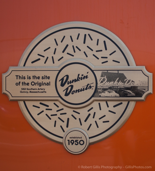 14 Quincy - First Dunkin Donuts Location - Plaque