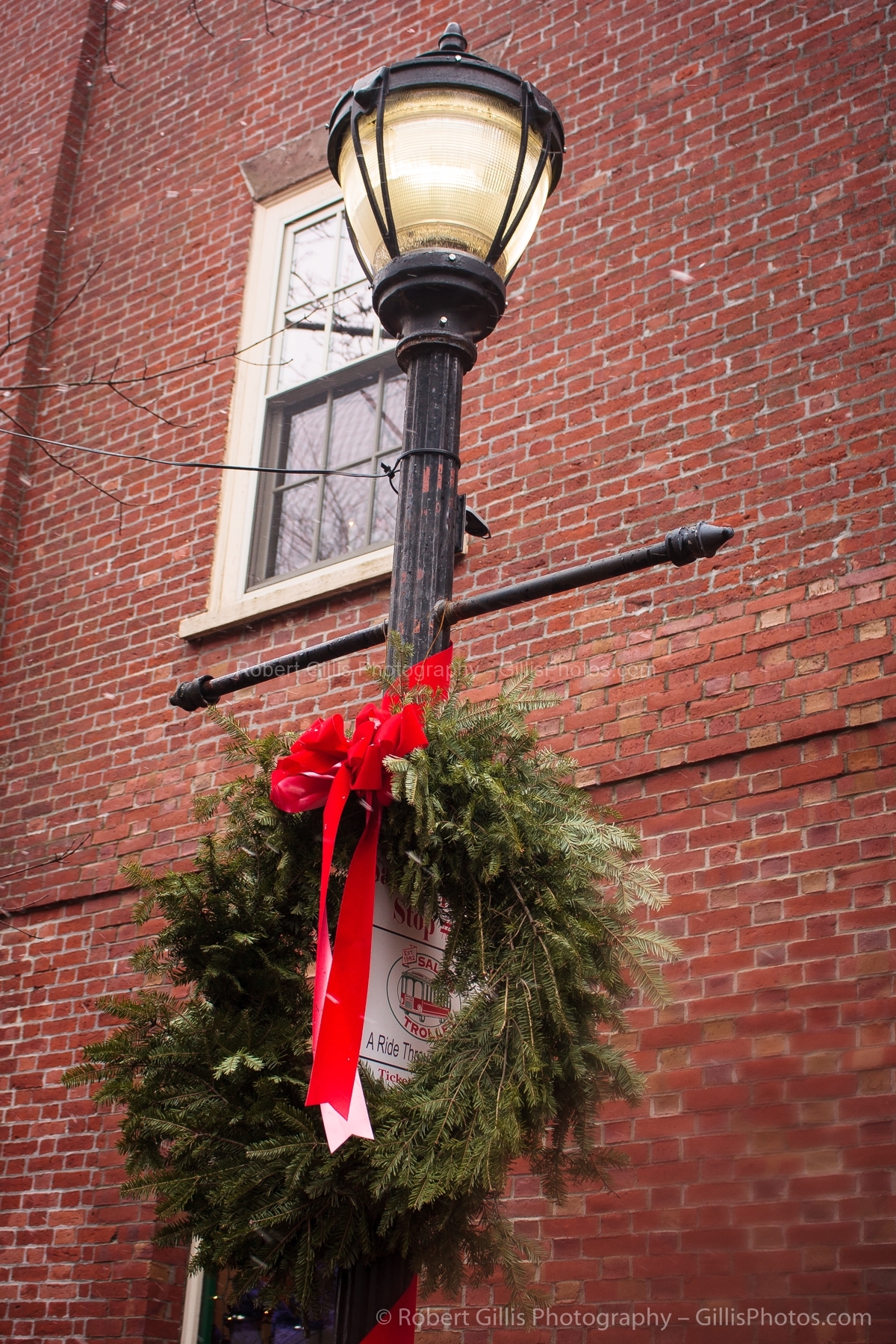 Massachusetts Salem at Christmas Robert Gillis New England Photography