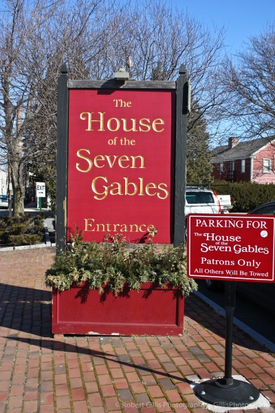 13 Salem - House of Seven Gables Sign