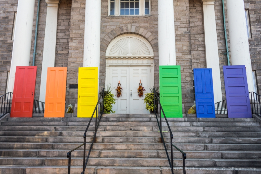 18 Salem - Tabernacle Congregational Church Rainbow Doors