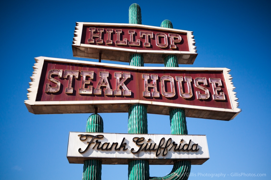 Saugus - Hill Top Steak House Sign 03