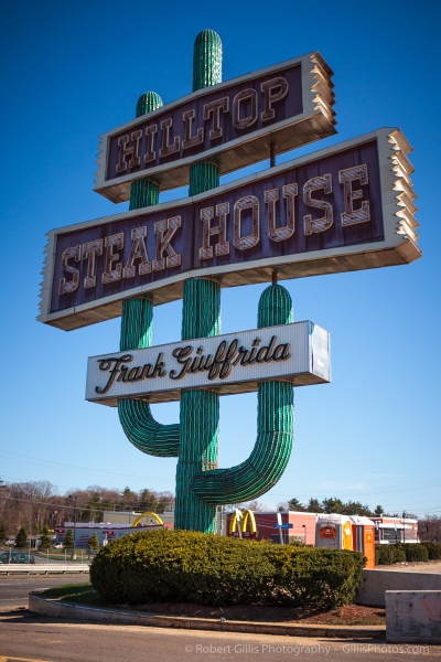 Saugus - Hill Top Steak House Sign 05