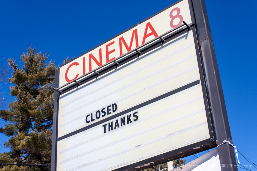 03 Sharon - Cinema 8 Closed Sign