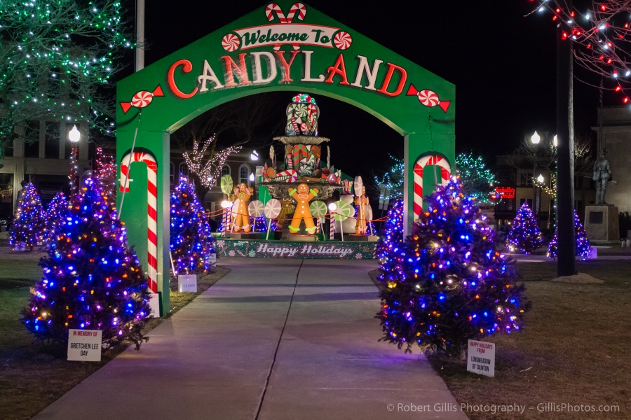02 Taunton - Christmas Display on Taunton Green - Candyland