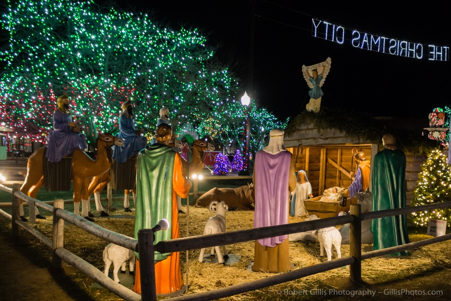 04 Taunton - Christmas Display on Taunton Green - Nativity