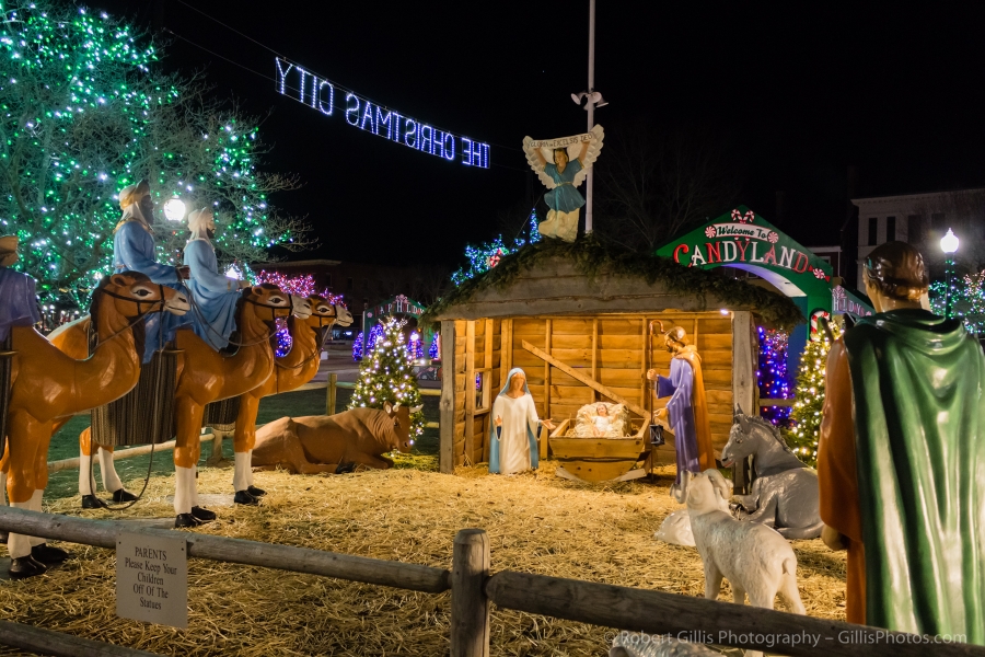 05 Taunton - Christmas Display on Taunton Green - Nativity