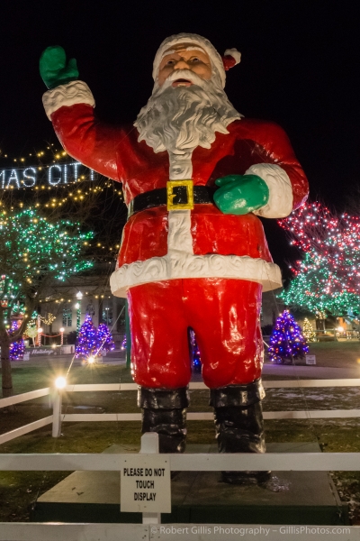 11 Taunton - Christmas Display on Taunton Green - Santa Claus