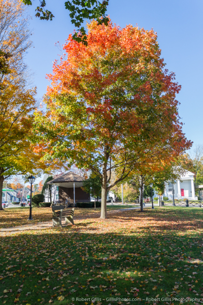 106 Foxboro - Autumn on the Common - Bandstand