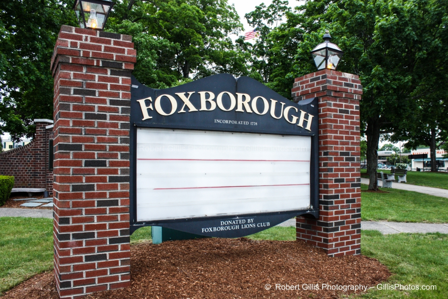 25 Foxboro - Foxboro Lions Sign - Blank