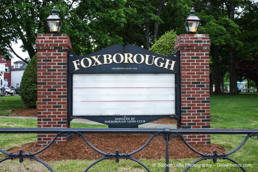 26 Foxboro - Foxboro Lions Sign - Blank