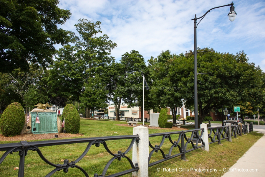 58 Foxboro Common - Honor Roll Of Foxboro and Iconic Fence